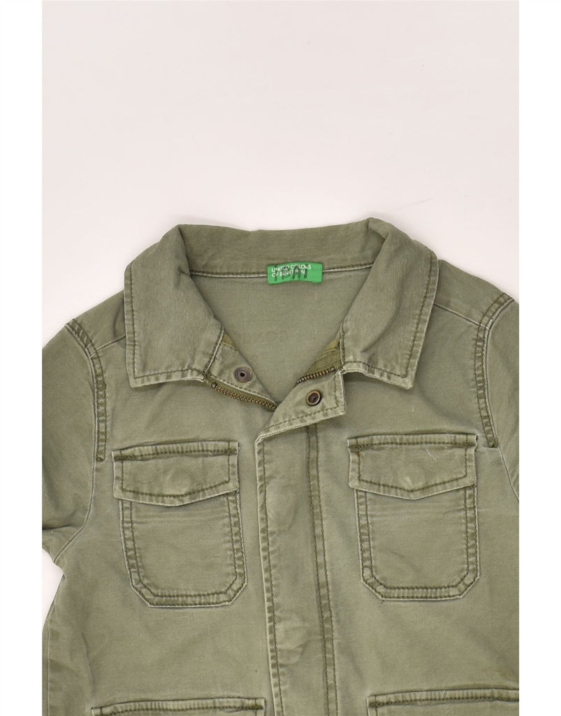 BENETTON Boys Utility Jacket 2-3 Years Khaki | Vintage Benetton | Thrift | Second-Hand Benetton | Used Clothing | Messina Hembry 