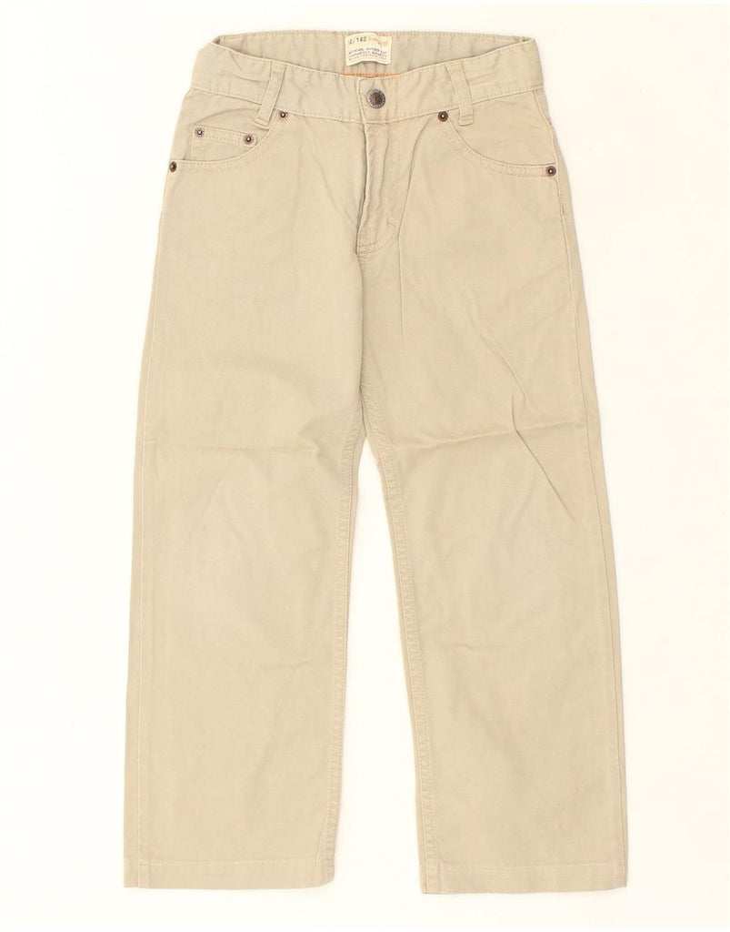 TIMBERLAND Boys Wide Leg Jeans 9-10 Years W24 L21 Beige Cotton | Vintage Timberland | Thrift | Second-Hand Timberland | Used Clothing | Messina Hembry 