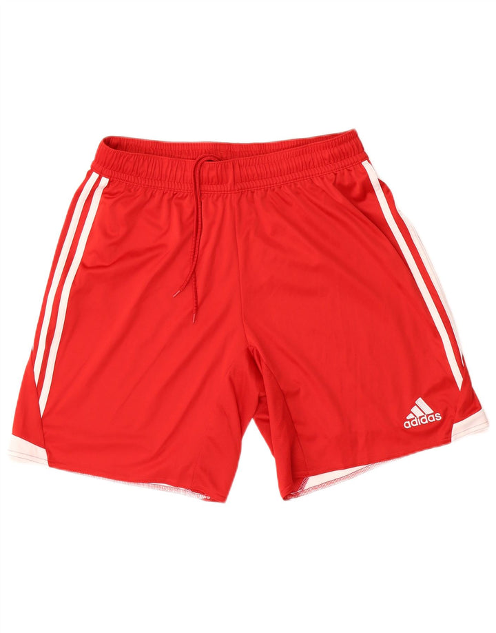 Adidas Mens Climacool Sport Shorts Large  Red Colourblock Polyester