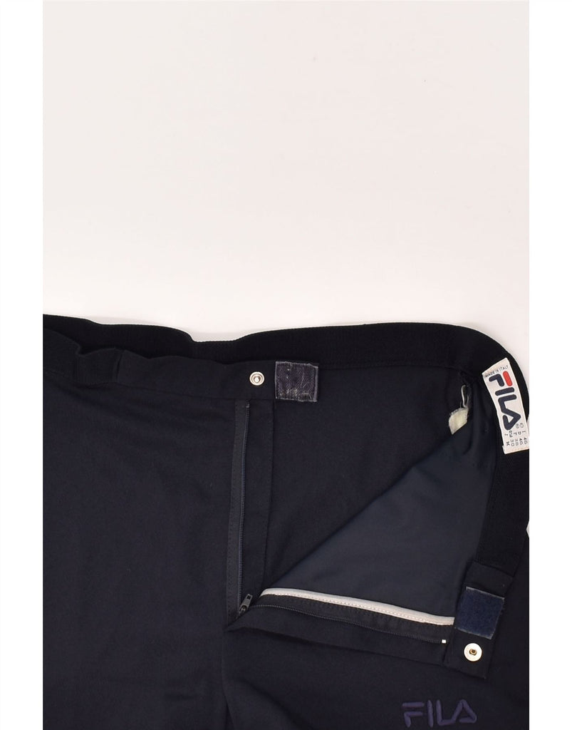 FILA Mens Sport Shorts IT 46 Small  Navy Blue | Vintage Fila | Thrift | Second-Hand Fila | Used Clothing | Messina Hembry 