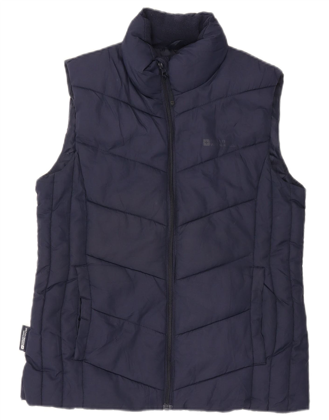 Mountain Warehouse Womens Padded Gilet UK 10 Small Navy Blue Polyester