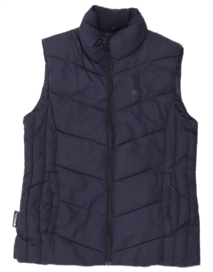 Mountain Warehouse Womens Padded Gilet UK 10 Small Navy Blue Polyester