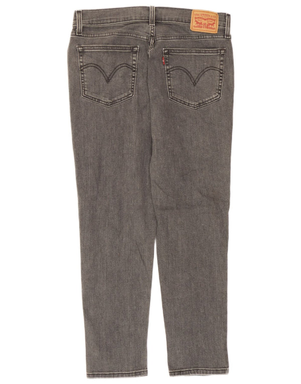 Levi's Womens Boyfriend Slim Jeans W29 L27 Grey Cotton