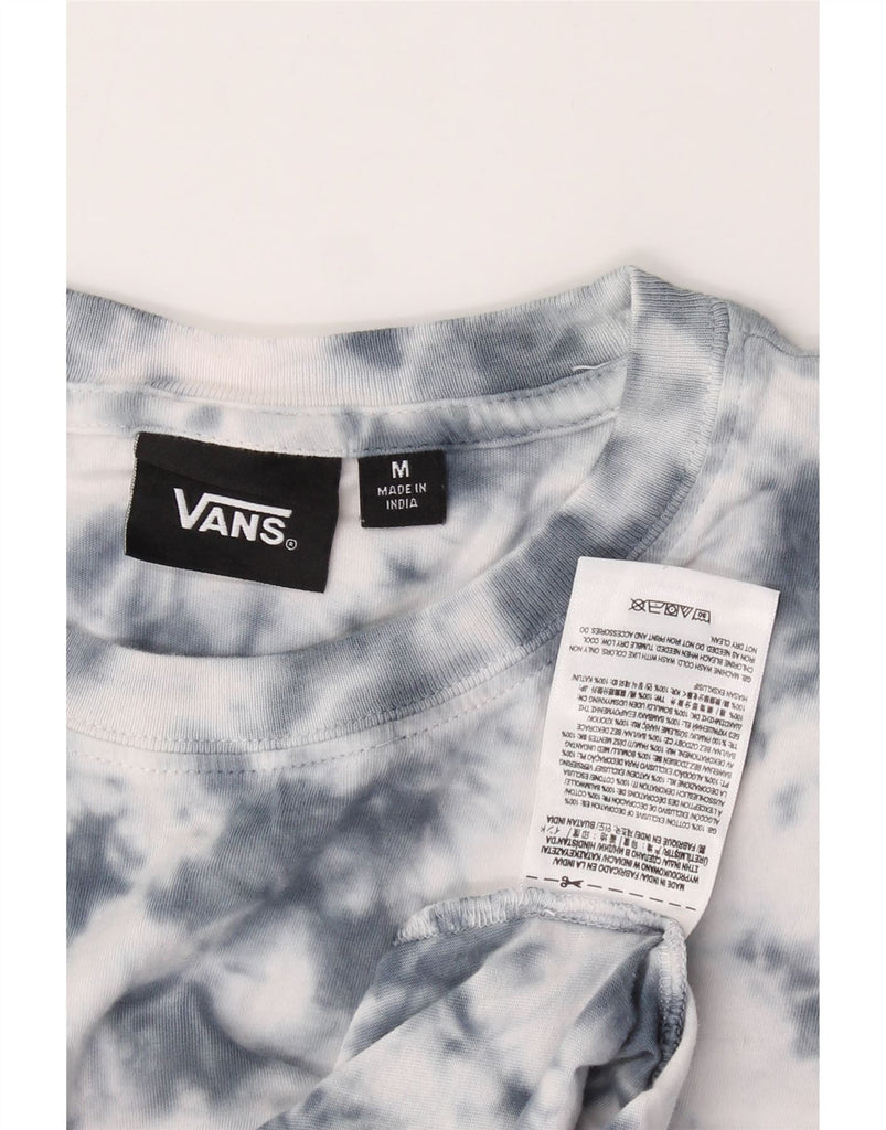 VANS Mens T-Shirt Top Medium Navy Blue Tie Dye Cotton Vintage Vans and Second-Hand Vans from Messina Hembry 