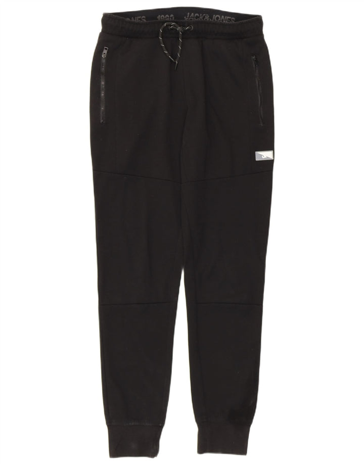 Jack & Jones Mens Tracksuit Trousers Joggers Medium Black