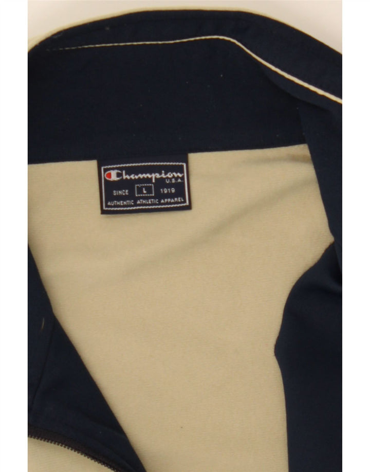 CHAMPION Mens Tracksuit Top Jacket Large Khaki Vintage Champion and Second-Hand Champion from Messina Hembry 