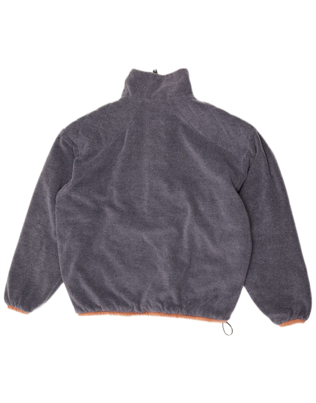 Vintage Mens Oversized Fleece Reversible Jacket Small Brown Polyamide