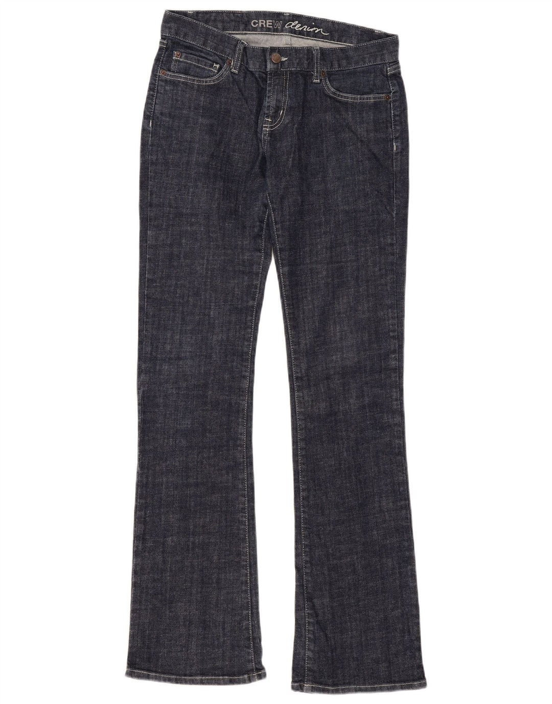Crew Clothing Womens Bootcut Jeans W30 L34 Navy Blue Cotton