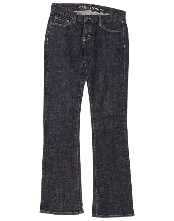 Crew Clothing Womens Bootcut Jeans W30 L34 Navy Blue Cotton