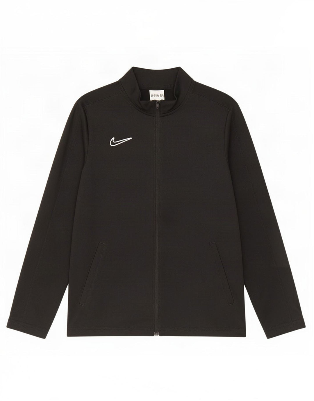 Nike Boys Dri Fit Tracksuit Top Jacket 12-13 Years Large Black Polyester