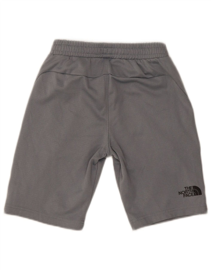 The North Face Boys Graphic Sport Shorts 11-12 Years Large Grey Polyester