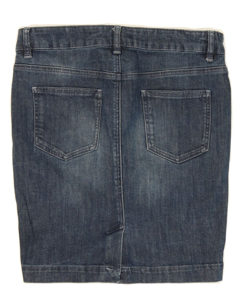 MASSIMO DUTTI Womens Denim Skirt EU 38 Small W28 Blue Cotton Vintage Massimo Dutti and Second-Hand Massimo Dutti from Messina Hembry 