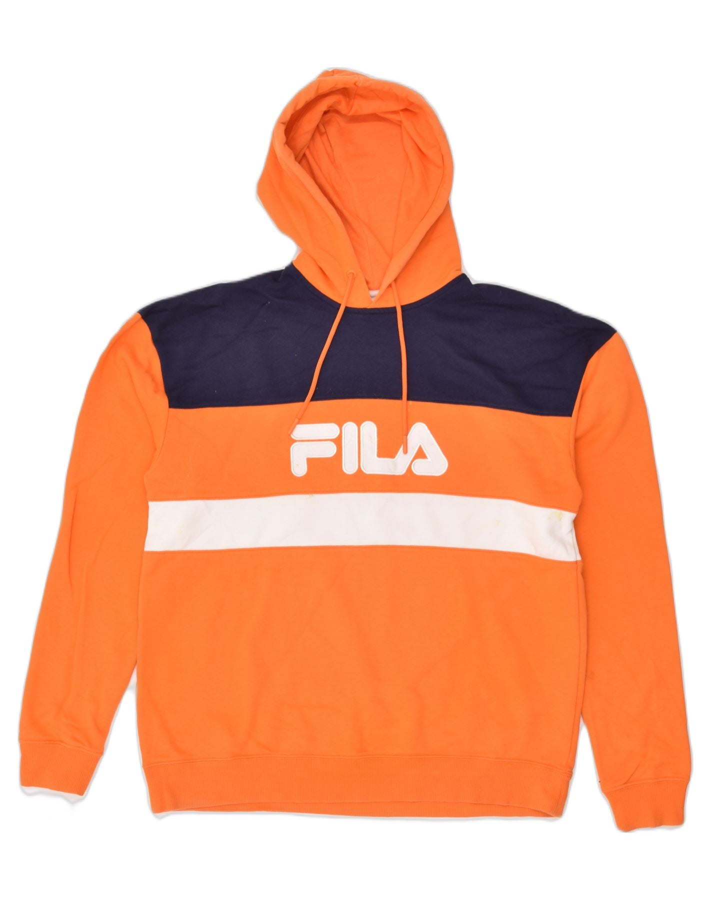 Orange hot sale fila hoodie