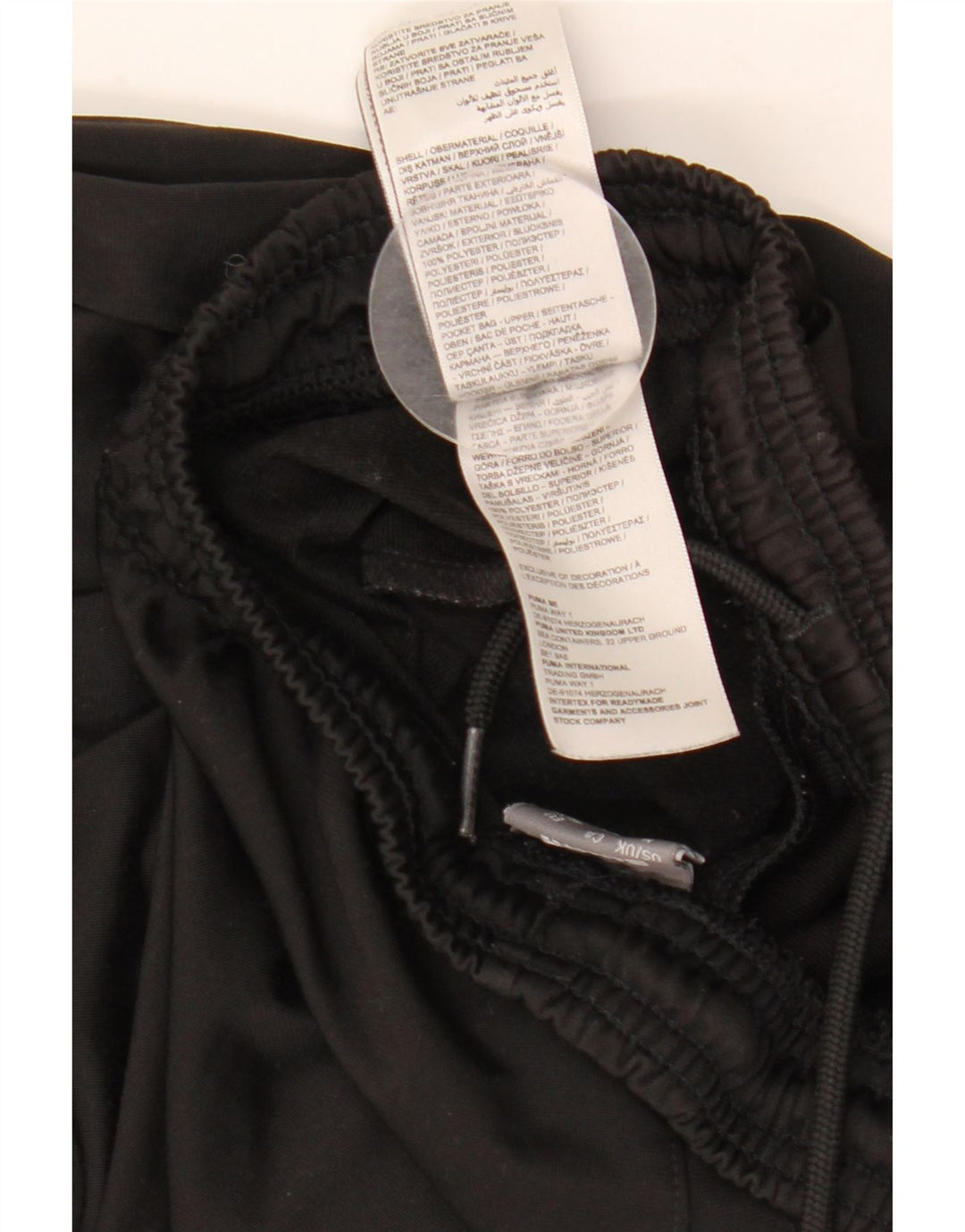 Puma Mens Tracksuit Trousers Joggers Medium  Black Polyester