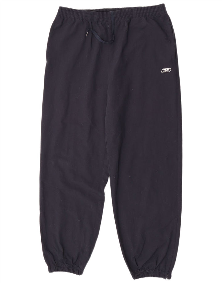 Reebok Mens Tracksuit Trousers Joggers Medium  Navy Blue
