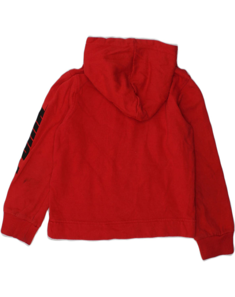 PUMA Boys Hoodie Jumper 5-6 Years Red Cotton | Vintage Puma | Thrift | Second-Hand Puma | Used Clothing | Messina Hembry 