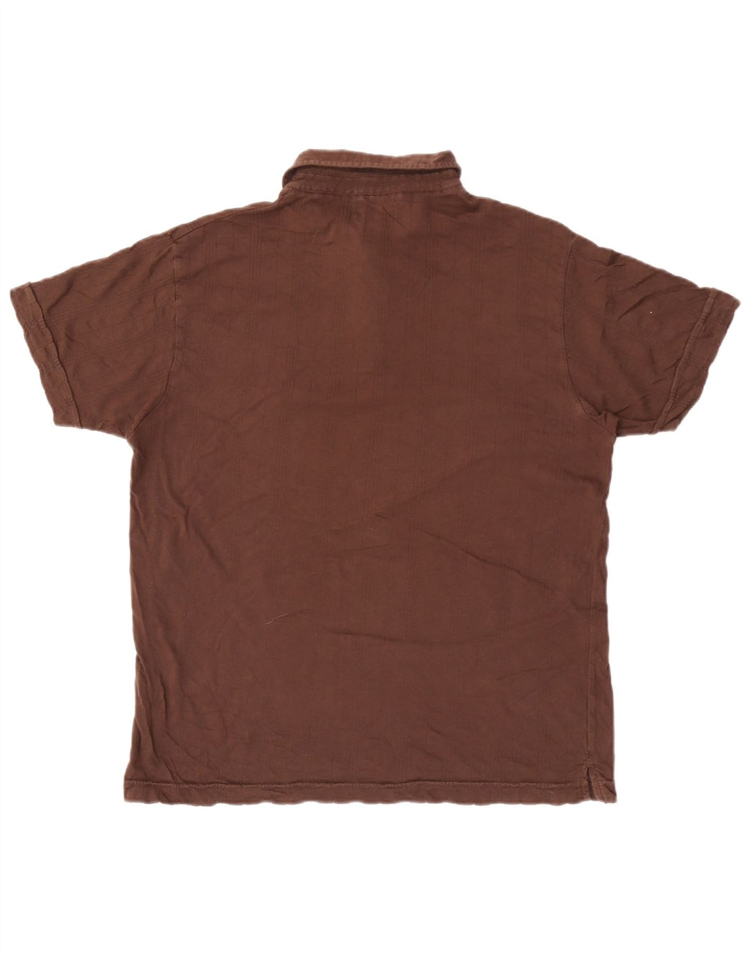 Marlboro Classics Mens Polo Shirt Large Brown Striped