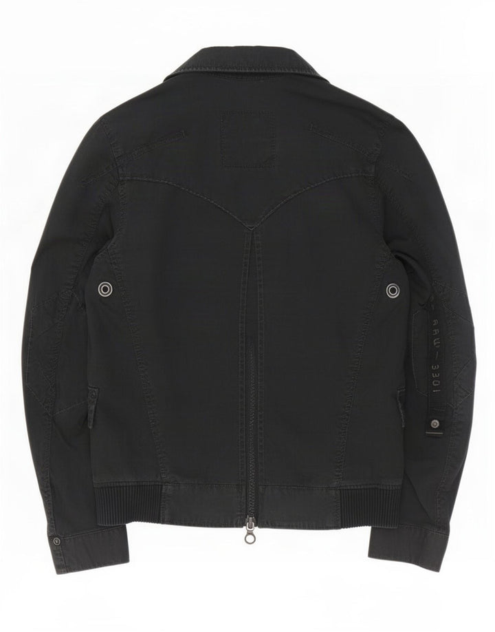 G-Star Mens Utility Jacket Small Black Cotton