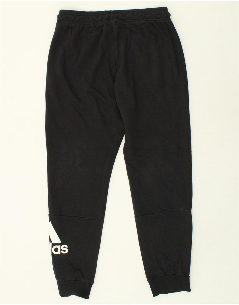 ADIDAS Mens Graphic Tracksuit Trousers Joggers Large Black | Vintage Adidas | Thrift | Second-Hand Adidas | Used Clothing | Messina Hembry 