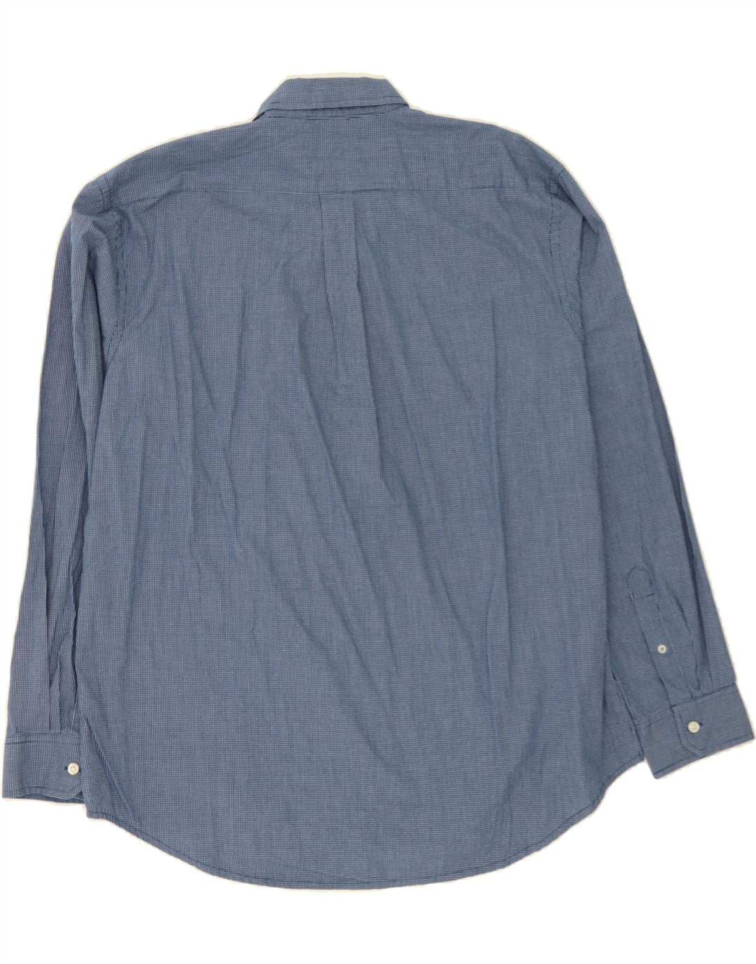 IZOD Mens Shirt XL Navy Blue Check Cotton Vintage Izod and Second-Hand Izod from Messina Hembry 