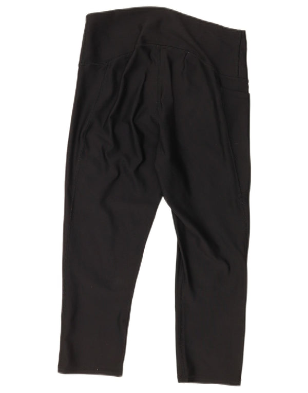 Under Armour Womens Heat Gear Capri Leggings UK 12 Medium  Black