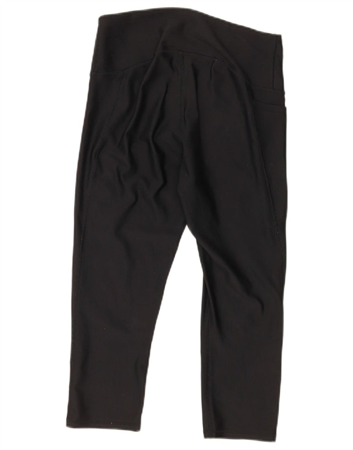 Under Armour Womens Heat Gear Capri Leggings UK 12 Medium  Black