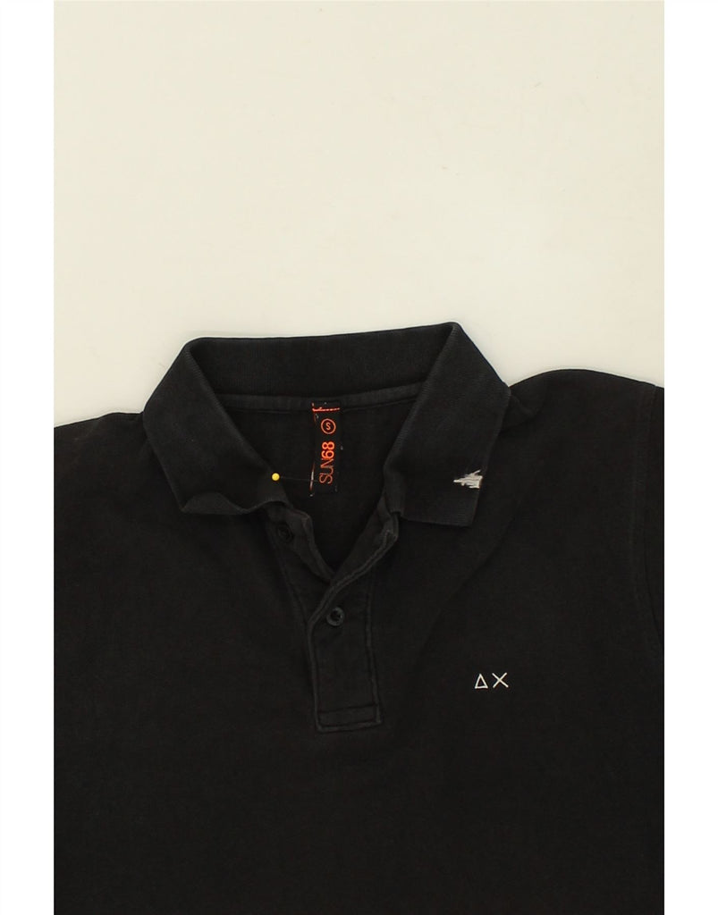 SUN68 Mens Polo Shirt Small Black Cotton | Vintage Sun68 | Thrift | Second-Hand Sun68 | Used Clothing | Messina Hembry 