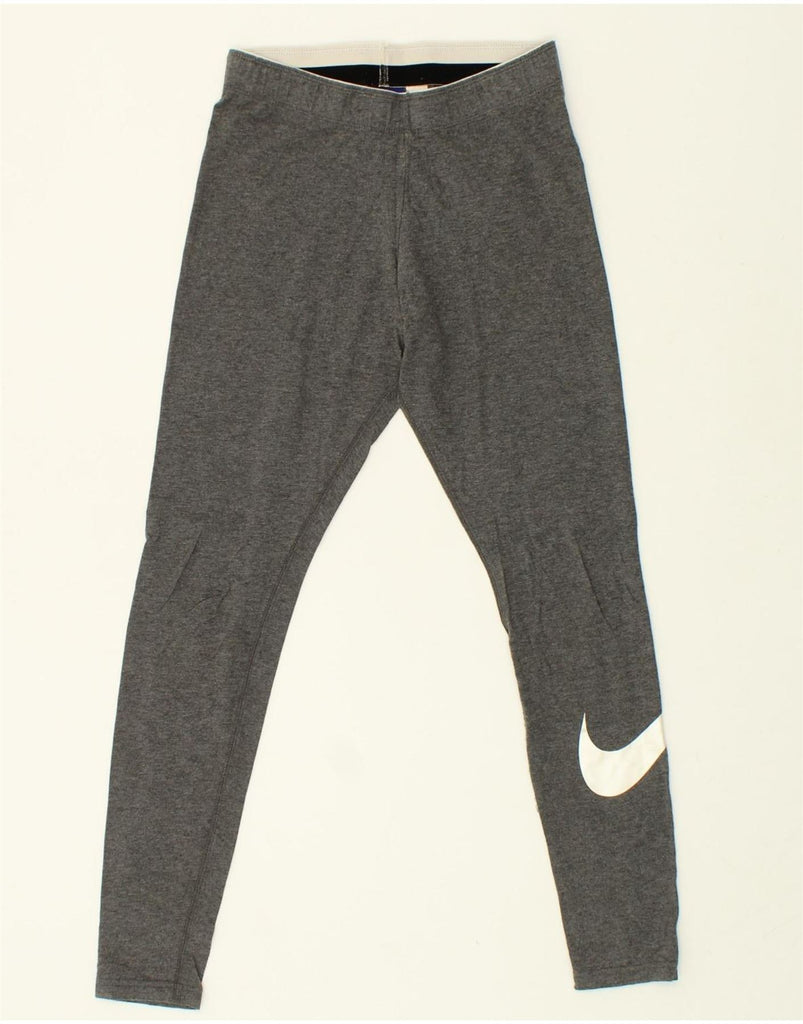 NIKE Womens Graphic Leggings UK 8 Small  Grey Cotton Vintage Nike and Second-Hand Nike from Messina Hembry 