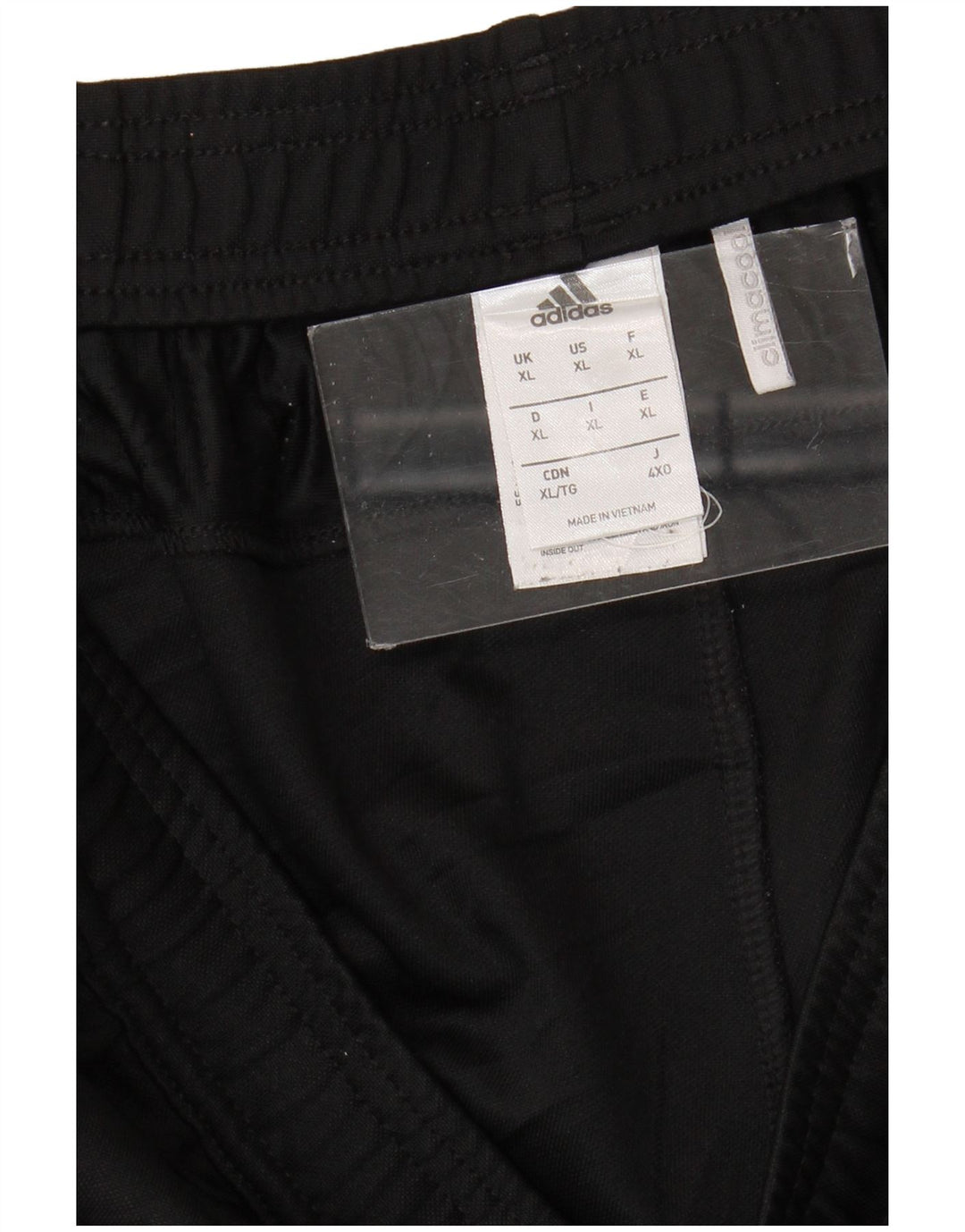 Adidas Mens Climacool Tracksuit Trousers XL  Black Polyester