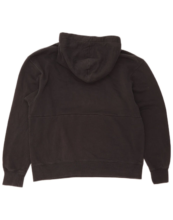 Jordan Mens Standard Fit Hoodie Jumper Large Black Cotton