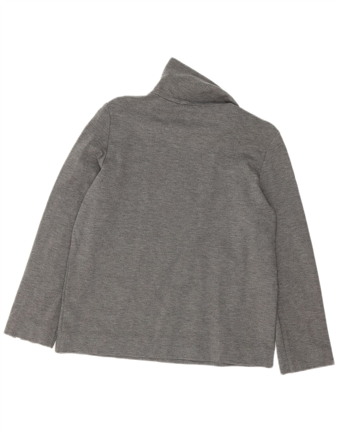 Cos Womens Oversized Top Long Sleeve EU 36 Small Grey Viscose