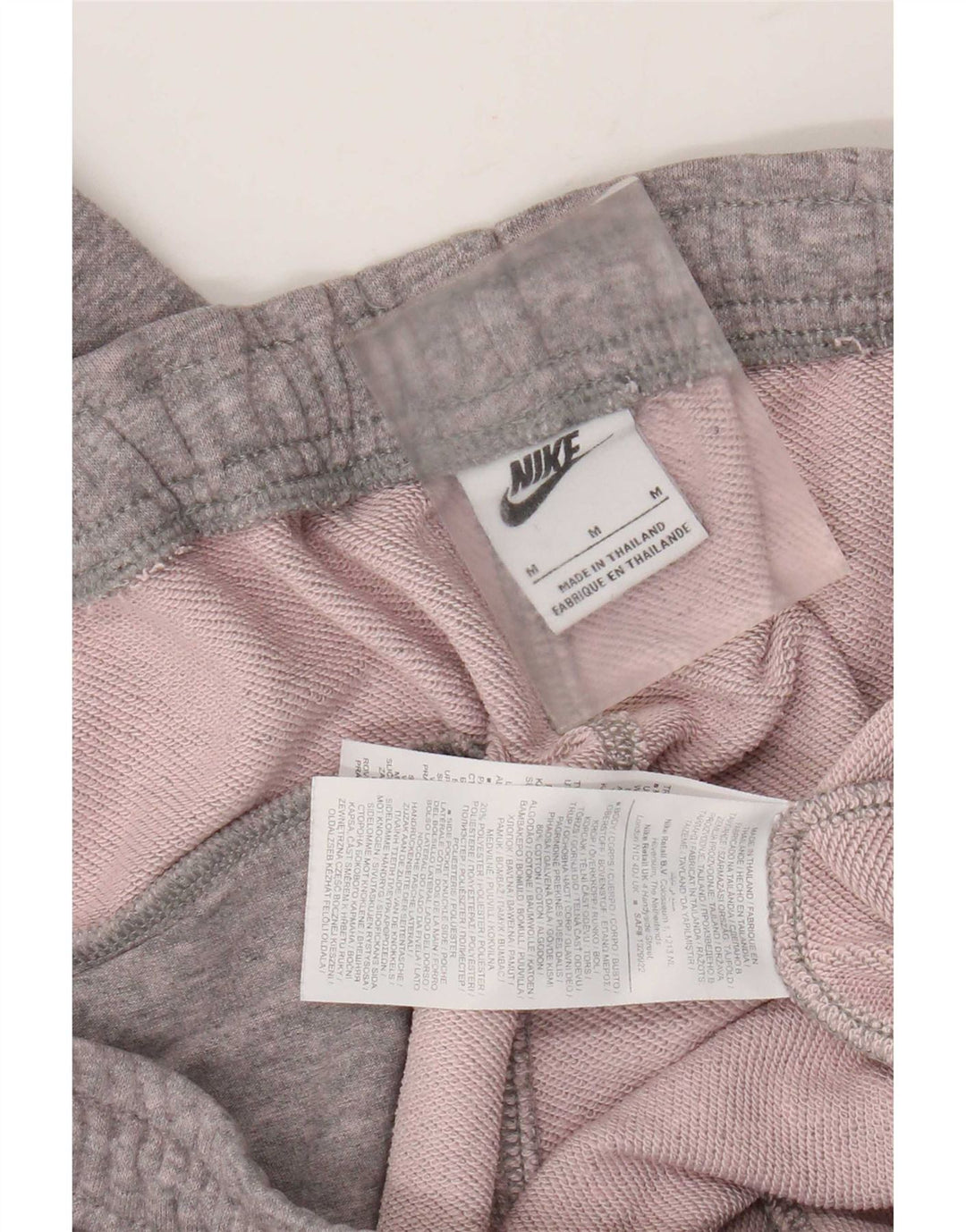 Nike Mens Tracksuit Trousers Joggers Medium Grey Flecked Cotton