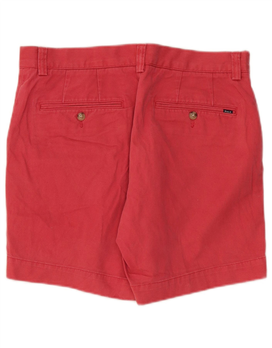 POLO RALPH LAUREN Mens Chino Shorts W31 Medium Red Cotton