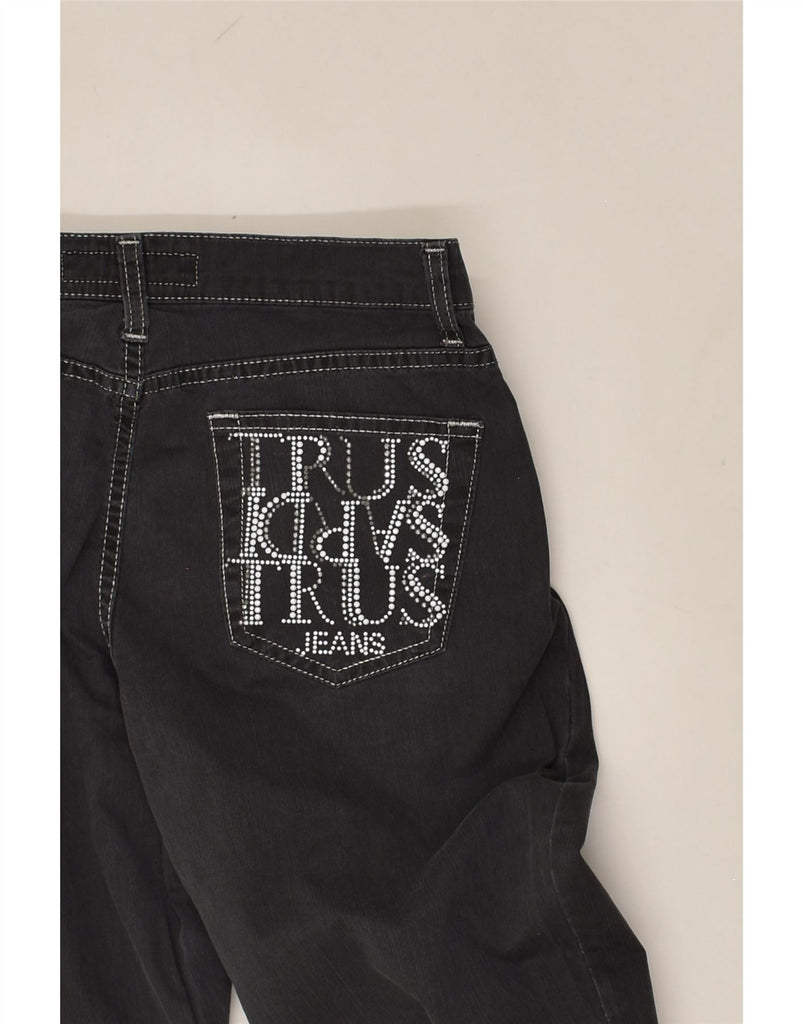 TRUSSARDI Womens Straight Jeans W26 L32 Grey Cotton | Vintage Trussardi | Thrift | Second-Hand Trussardi | Used Clothing | Messina Hembry 
