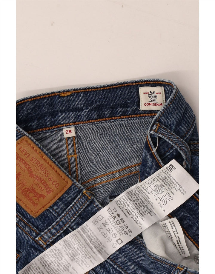 LEVI'S Womens Slim Jeans W28 L27 Blue Cotton