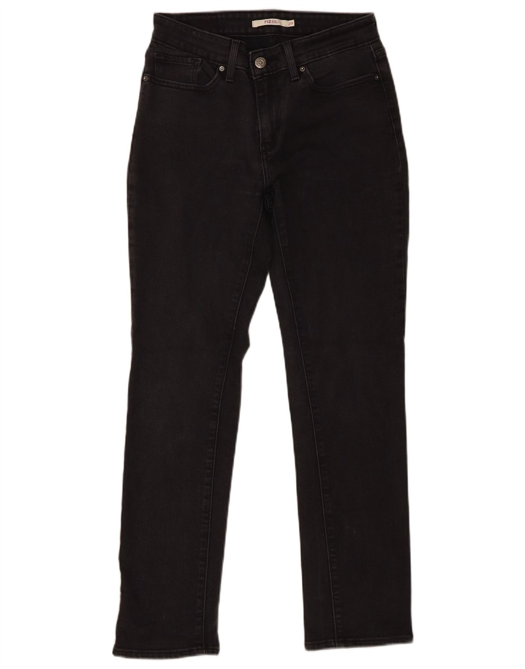 Levi's Womens 712 Slim Jeans W29 L30 Grey Cotton