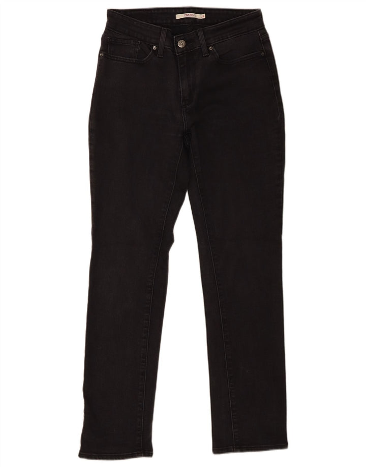 Levi's Womens 712 Slim Jeans W29 L30 Grey Cotton