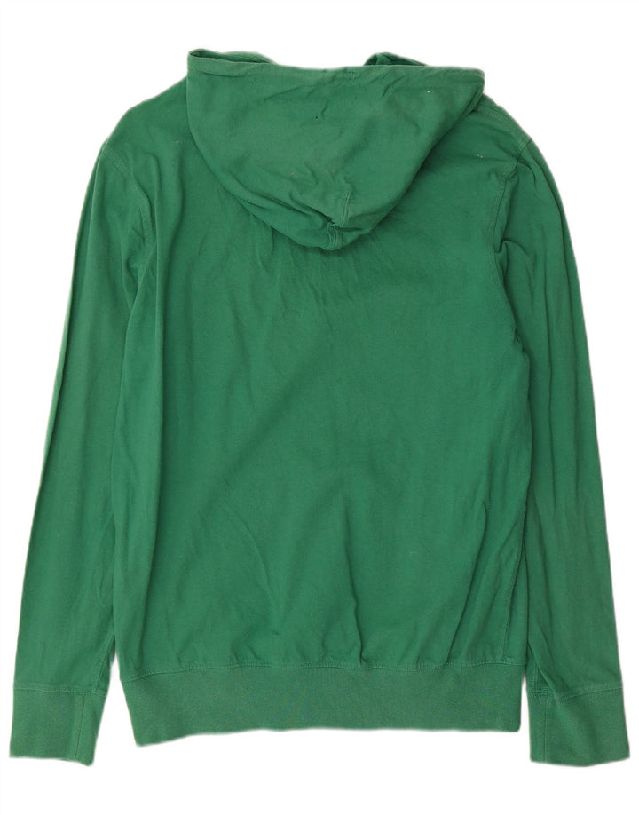 J. Crew Mens Hoodie Jumper Medium Green Cotton