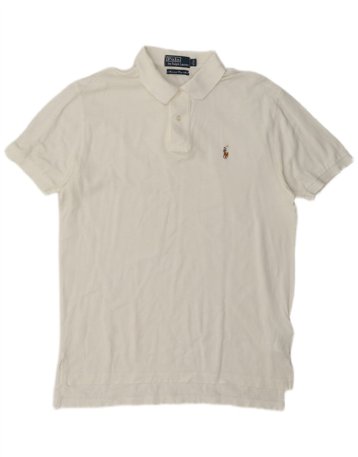 Polo Ralph Lauren Mens Shirt Large White Cotton
