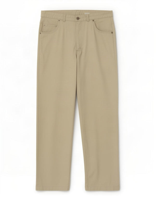 Fila Mens Straight Casual Trousers IT 48 Medium W30 L30 Grey