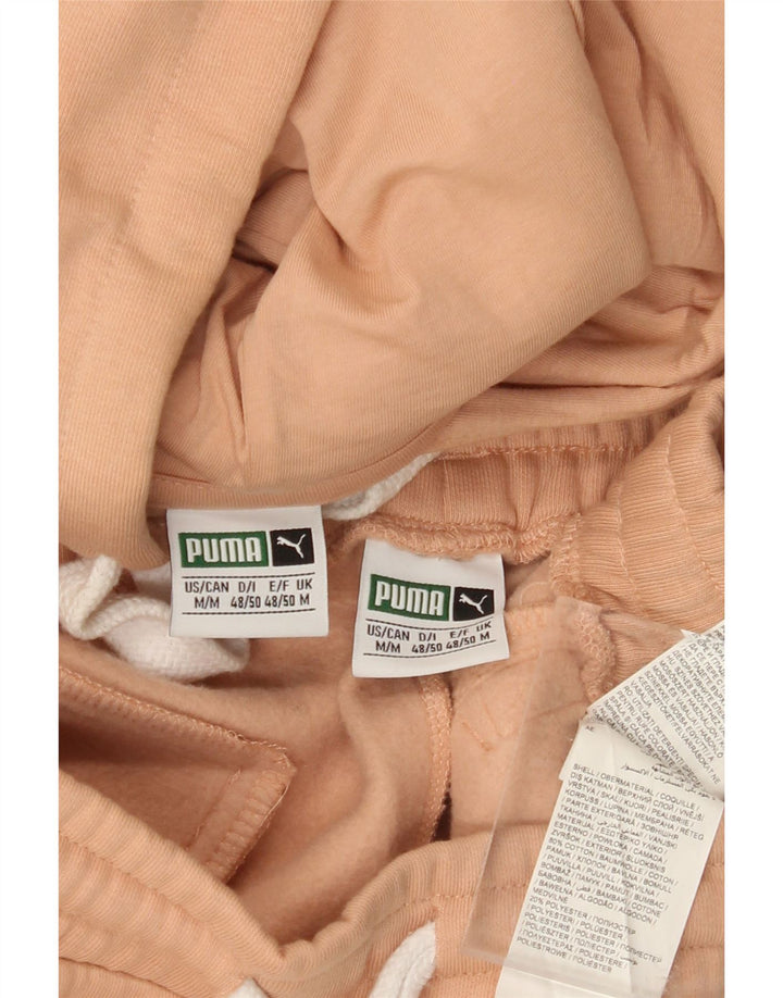 PUMA Womens Oversized Full Tracksuit UK 14 Medium  Pink Cotton