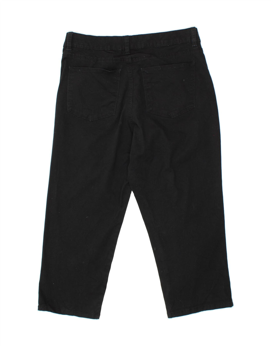 LEE Womens Classic Fit Straight Capri Trousers W34 L22 Black Vintage Lee and Second-Hand Lee from Messina Hembry 