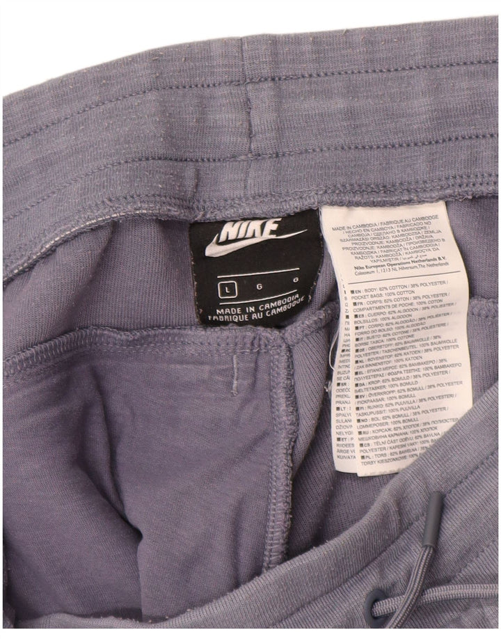 Nike Mens Sport Shorts Large Purple Flecked Cotton