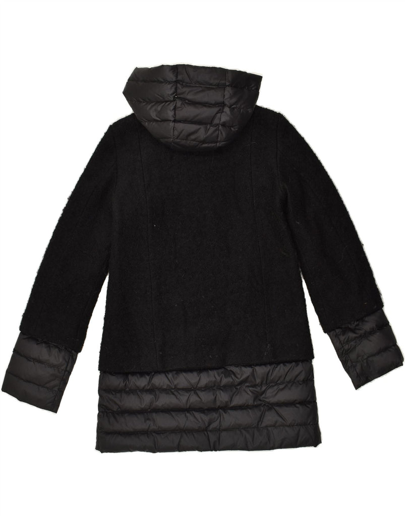 LIU JO Girls Hooded Padded Coat 13-14 Years Black Wool | Vintage Liu Jo | Thrift | Second-Hand Liu Jo | Used Clothing | Messina Hembry 