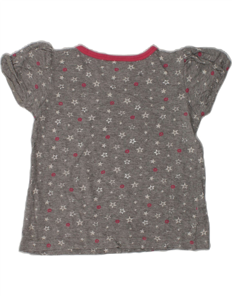 CHAMPION Baby Girls Graphic T-Shirt Top 12-18 Months Medium Grey Spotted | Vintage Champion | Thrift | Second-Hand Champion | Used Clothing | Messina Hembry 