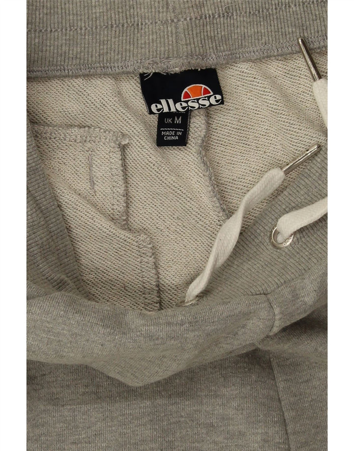 Ellesse Mens Tracksuit Trousers Joggers Medium  Grey Cotton