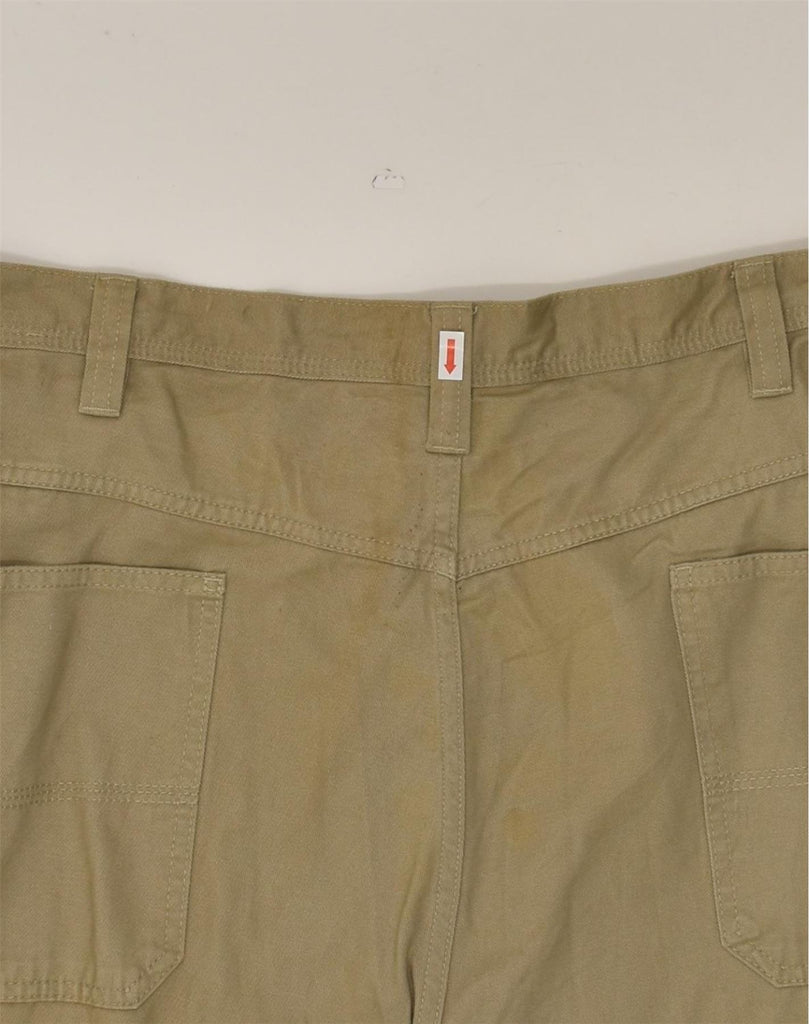 WRANGLER Mens Straight Casual Trousers W42 L30 Khaki Cotton | Vintage Wrangler | Thrift | Second-Hand Wrangler | Used Clothing | Messina Hembry 