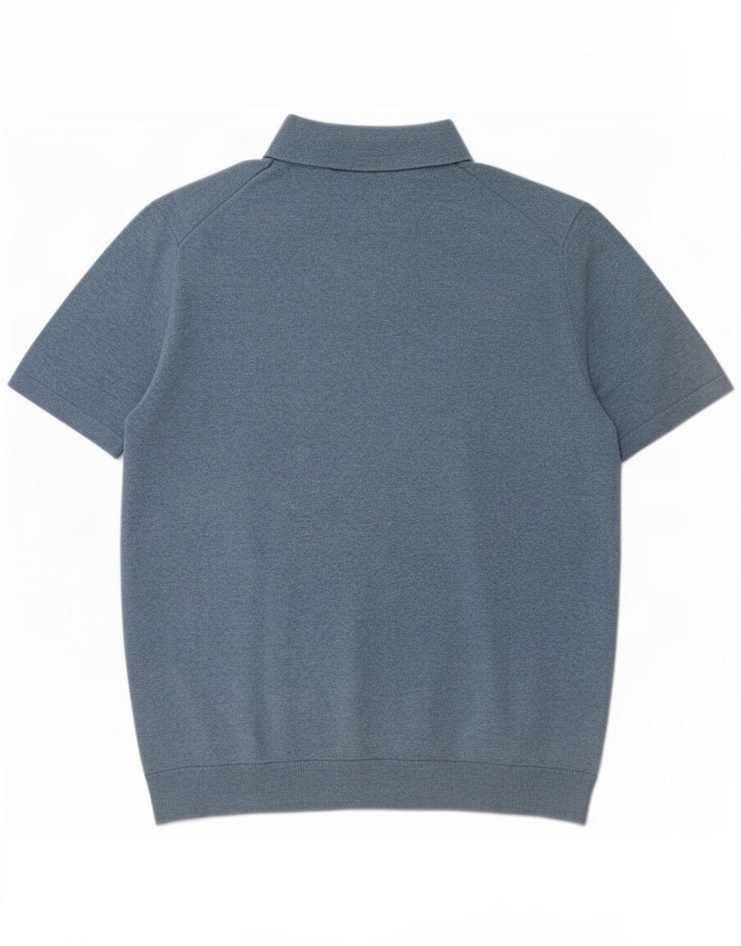 Marks & Spencer Mens Polo Shirt Large Blue Striped Cotton