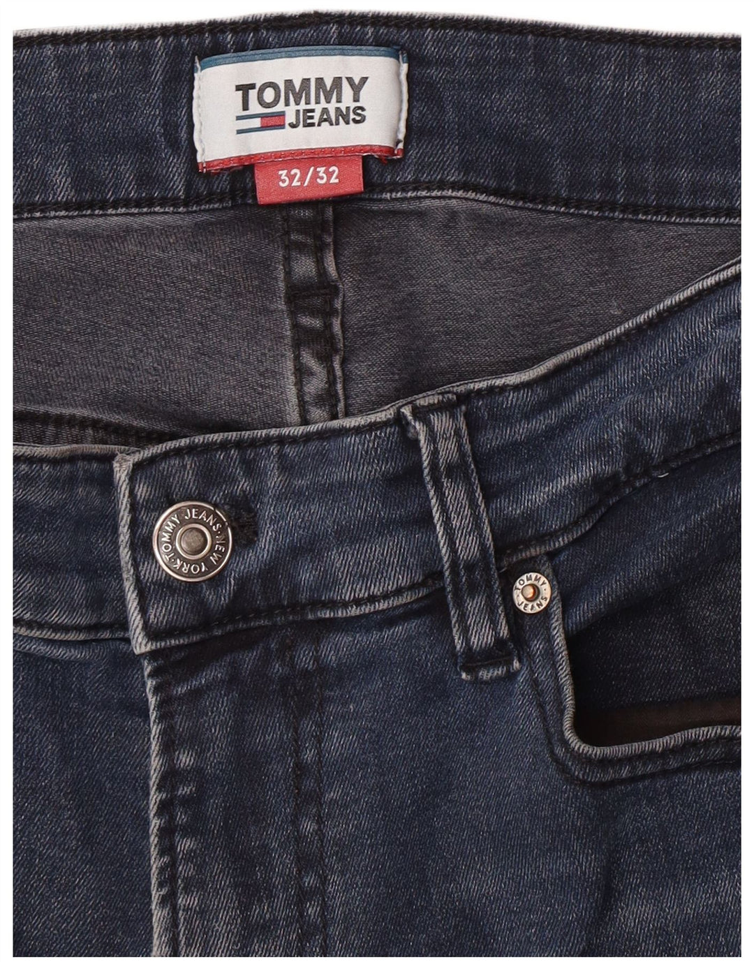 TOMMY HILFIGER Womens Scanton Slim Jeans W32 L32 Blue