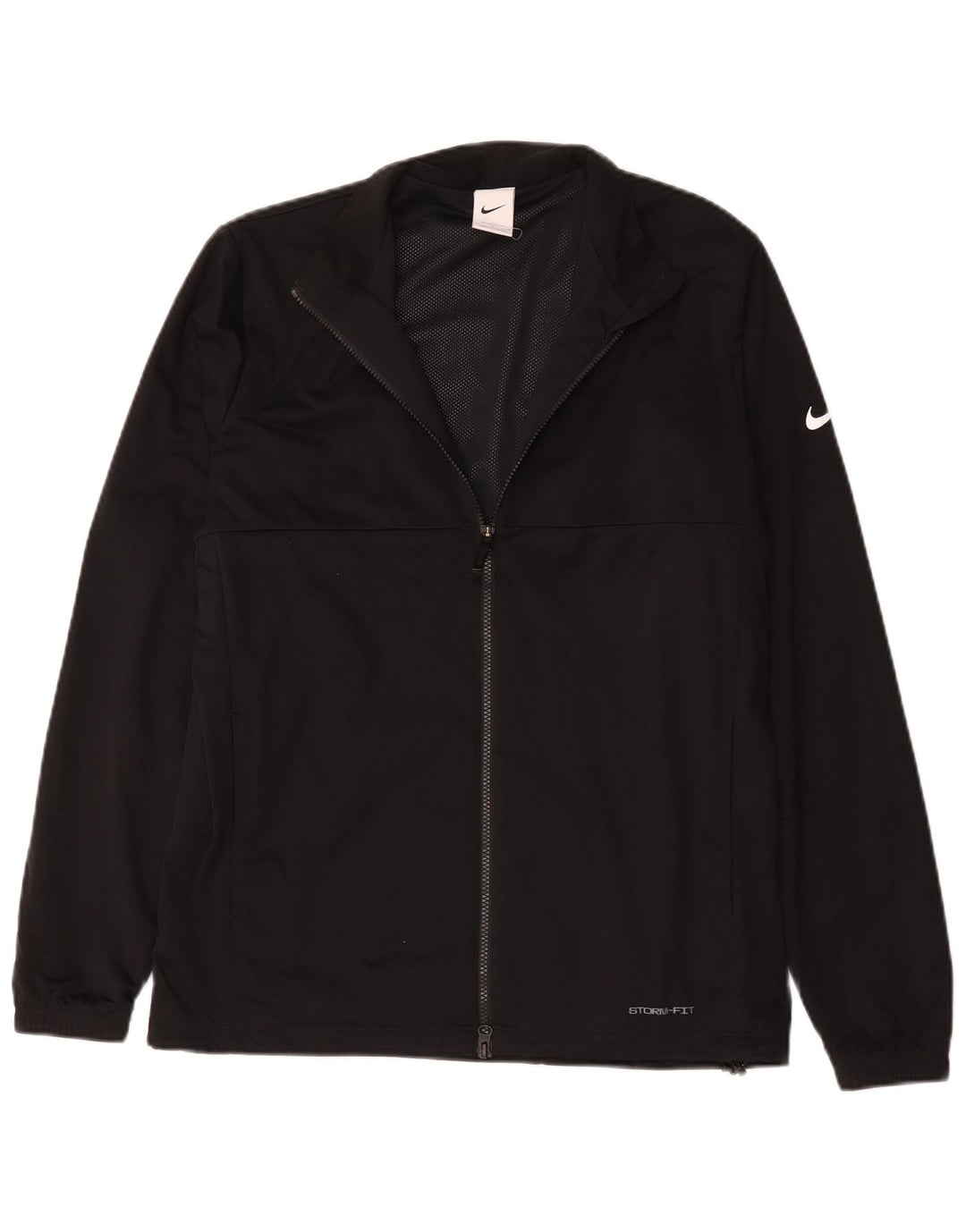 Nike Mens Storm-Fit Tracksuit Top Jacket Medium Black Polyester